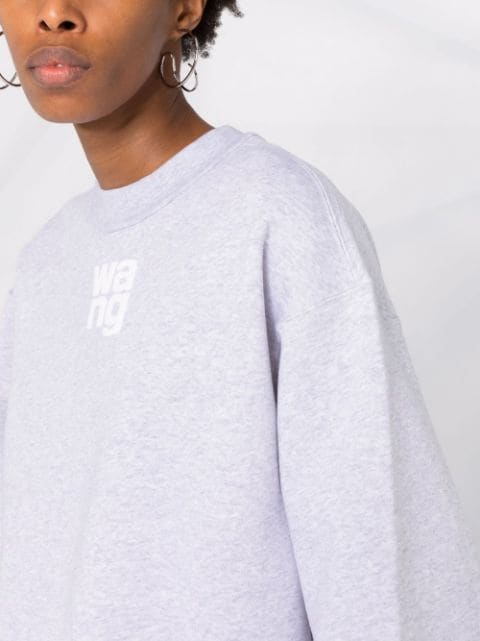 Farfetch Jungen Kleidung Tops & Shirts Shirts Lange Ärmel Logo-print long-sleeve hoodie 