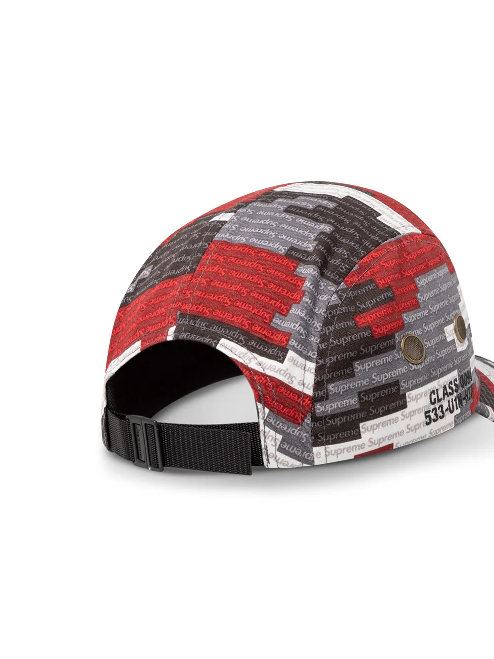 Supreme Pet met camouflageprint - Rood