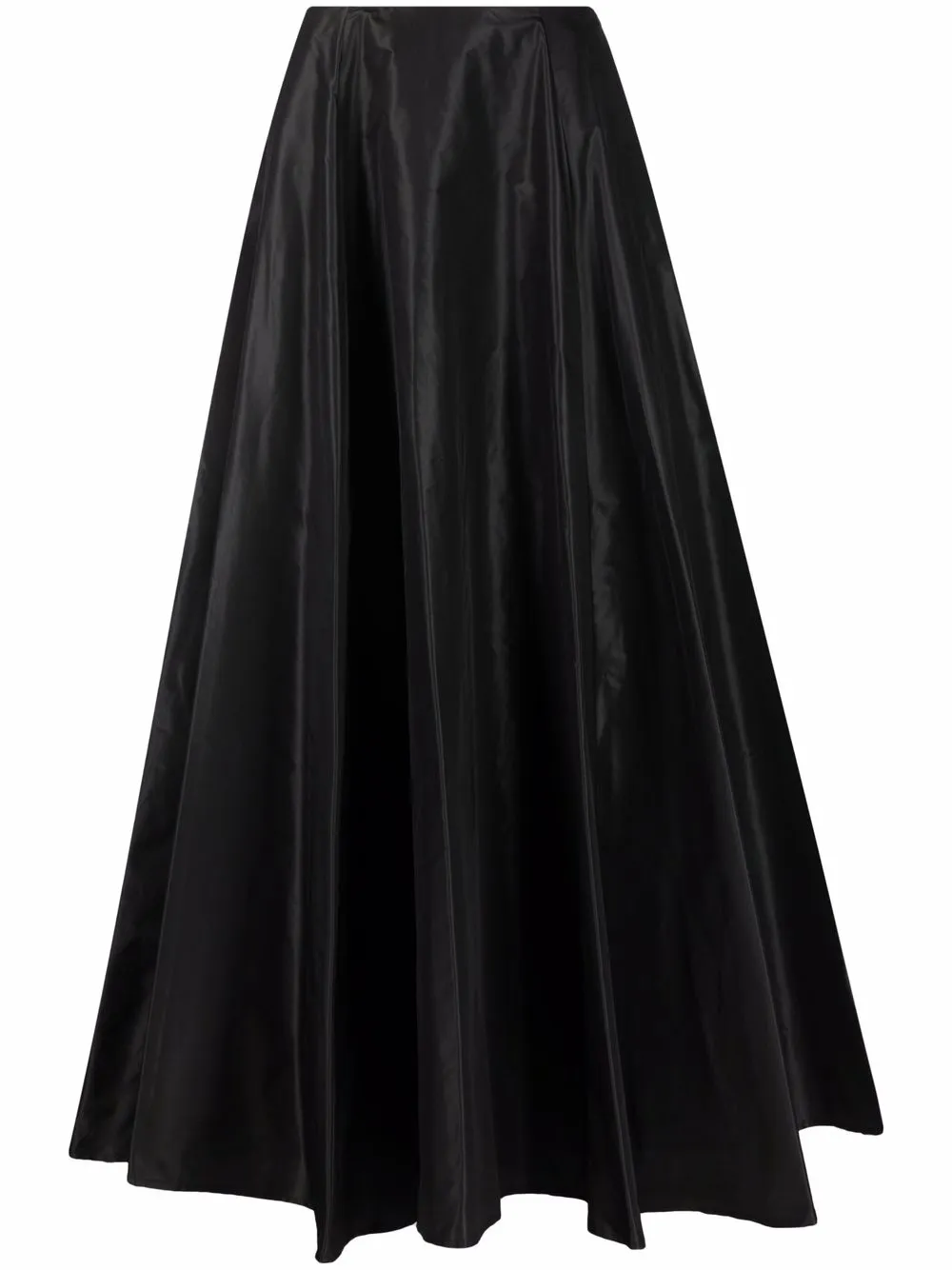 Balenciaga pleated full maxi skirt – Black