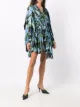 Balenciaga floral-print wrap dress