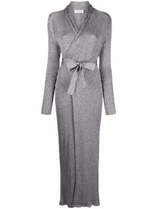 Balenciaga wrap best sale dress