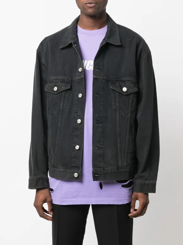 Mens Padded Jacket in Indigo  Balenciaga US