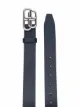 Balenciaga logo-buckle leather belt