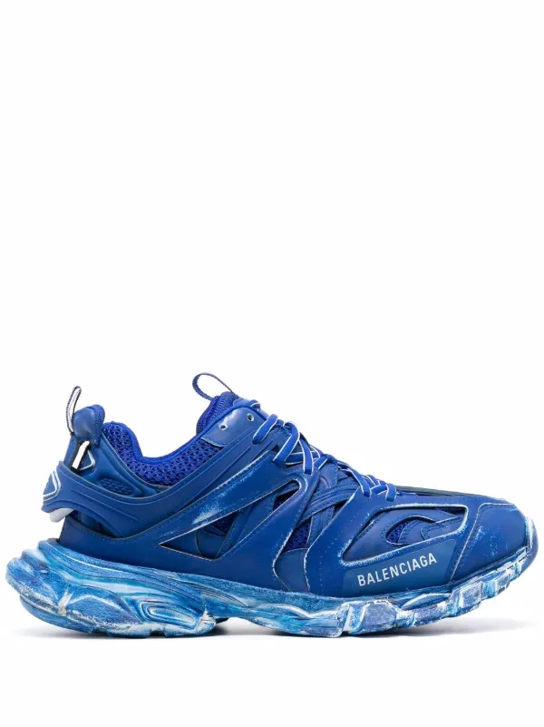 Balenciaga Track faded-blue Sneakers - Farfetch