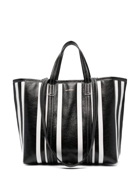 Balenciaga large Barbes East-West striped shopper tote