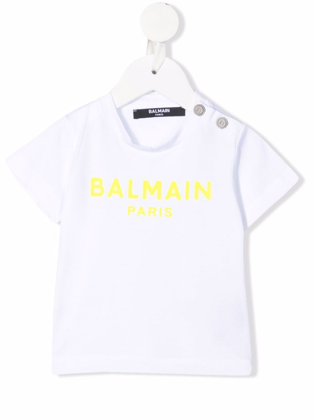 фото Balmain kids футболка с логотипом