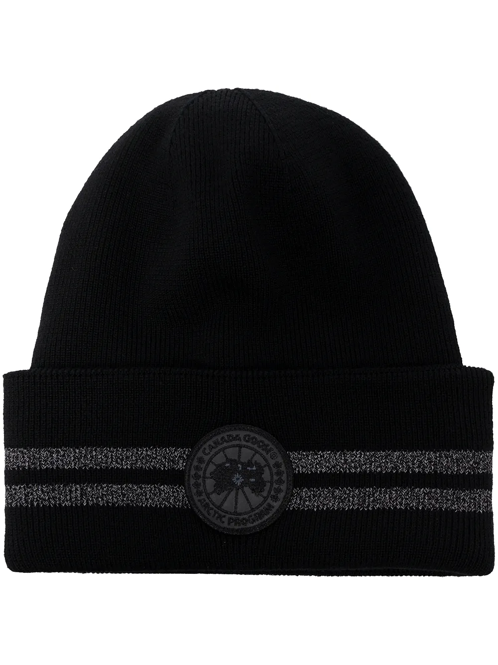 

Canada Goose reflective-detail wool beanie - Black