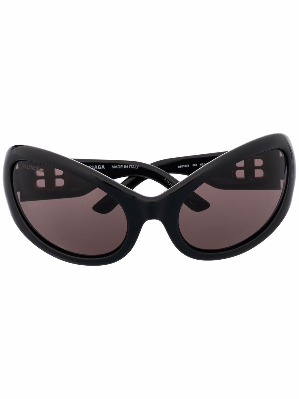 фото Balenciaga eyewear солнцезащитные очки nevermind в оправе 'кошачий глаз'