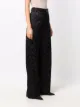 Balenciaga logo jacquard trousers