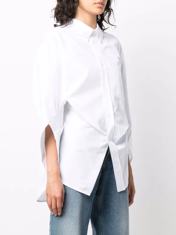 Balenciaga swing store collar shirt