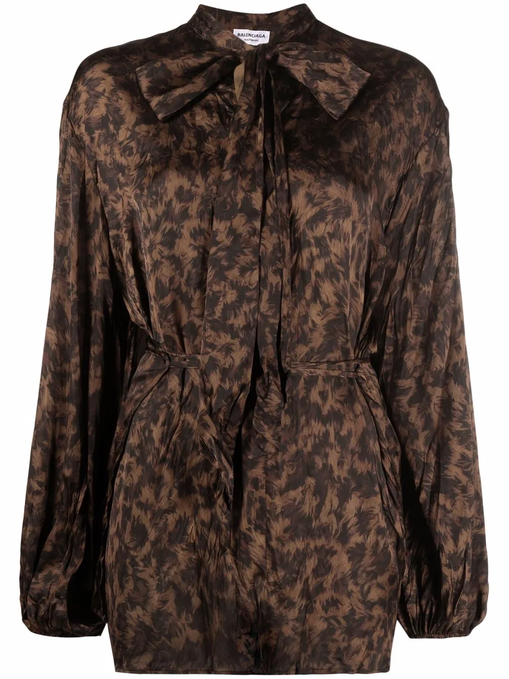 

Balenciaga blusa con animal print - Neutro