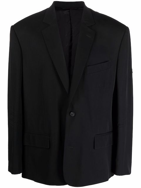 Balenciaga washed button-front jacket