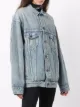 Balenciaga oversized washed denim jacket