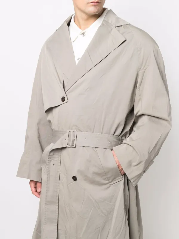 Balenciaga Belted Oversize Trench Coat - Farfetch