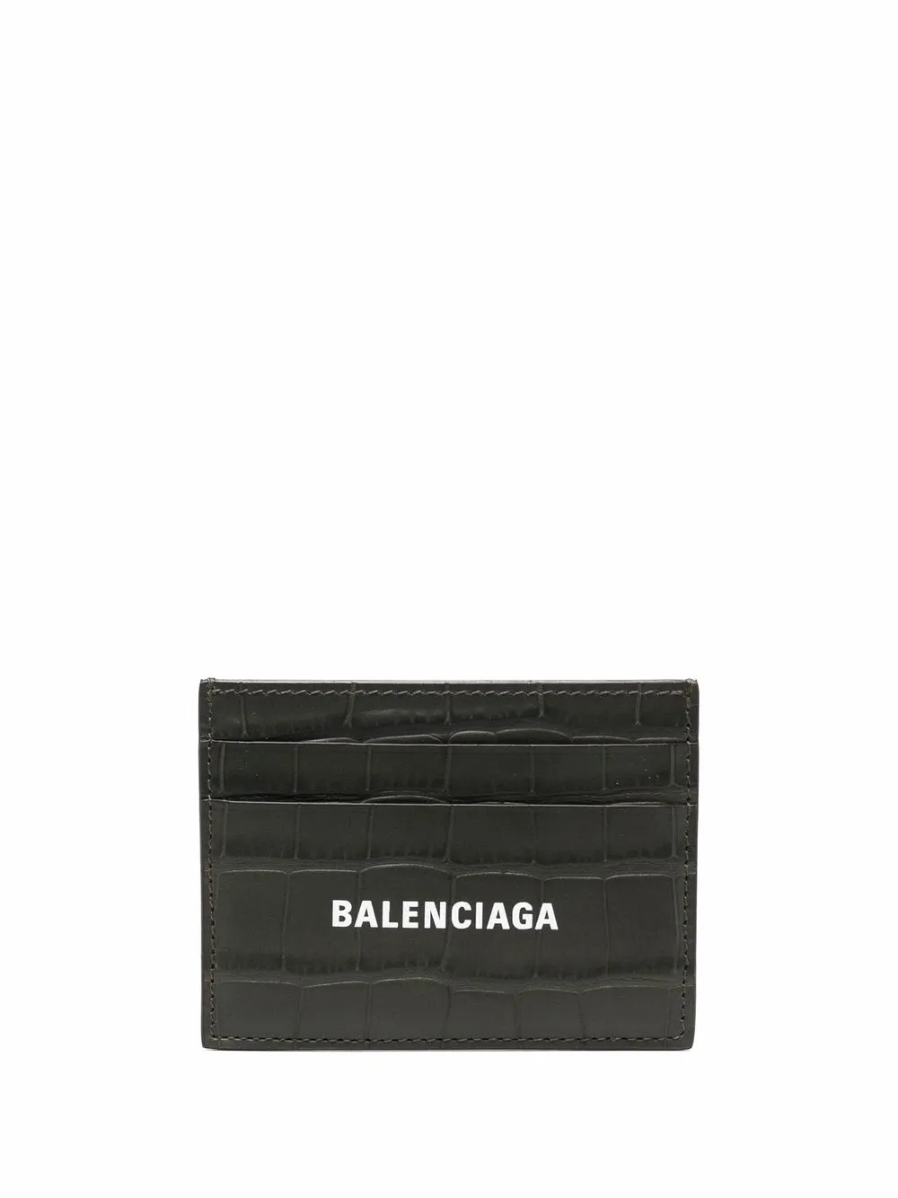 Balenciaga картхолдер с тиснением под крокодила 17978₽