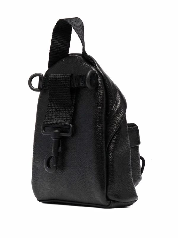 Balenciaga logo-print Leather Crossbody Bag - Farfetch