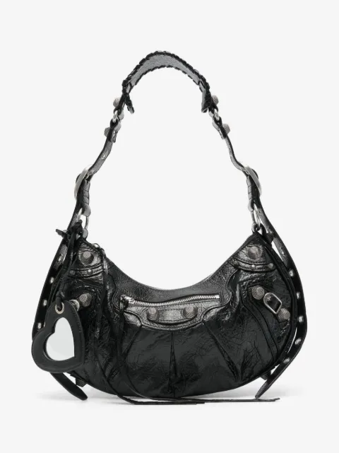 Le Cagole S leather shoulder bag