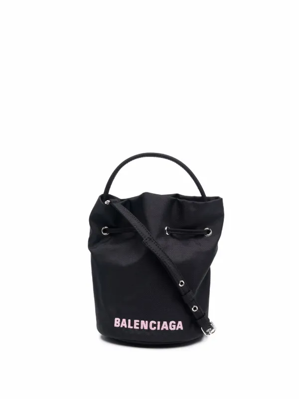 Balenciaga wheel online bucket bag
