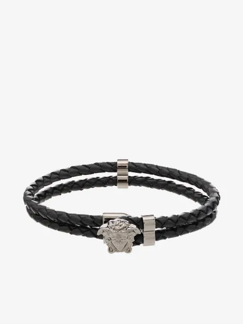 Versace La Medusa leather bracelet