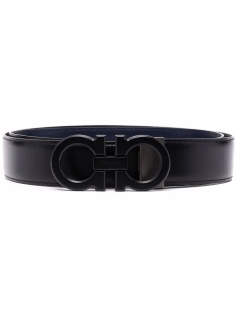 Ferragamo logo-buckle leather belt 