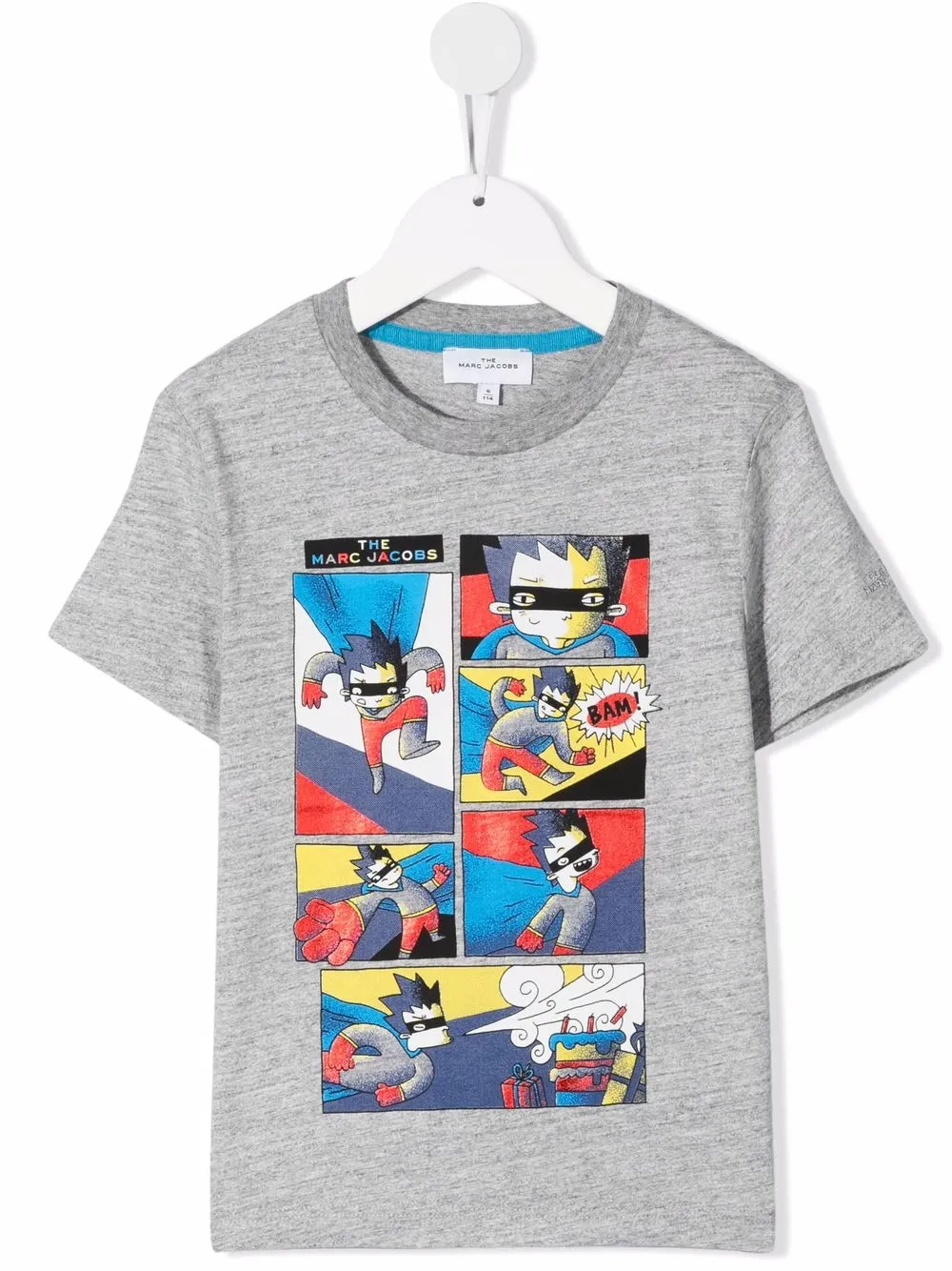 

Marc Jacobs Kids playera con dibujo estampado - Gris