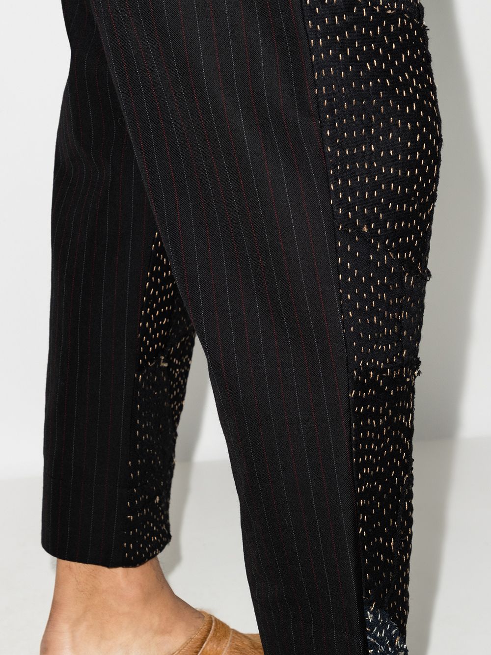 фото By walid gerald patchwork loose-fit trousers