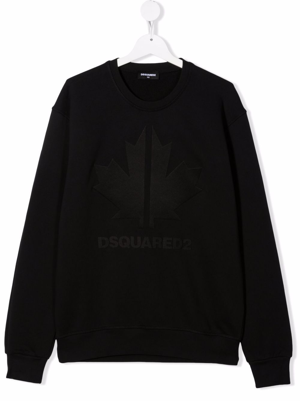 фото Dsquared2 kids толстовка с круглым вырезом и логотипом