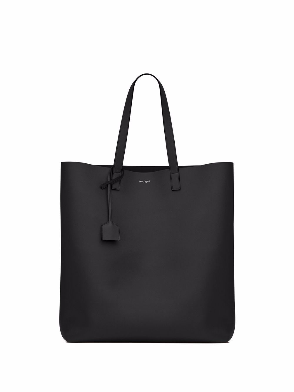 Bold leather tote bag