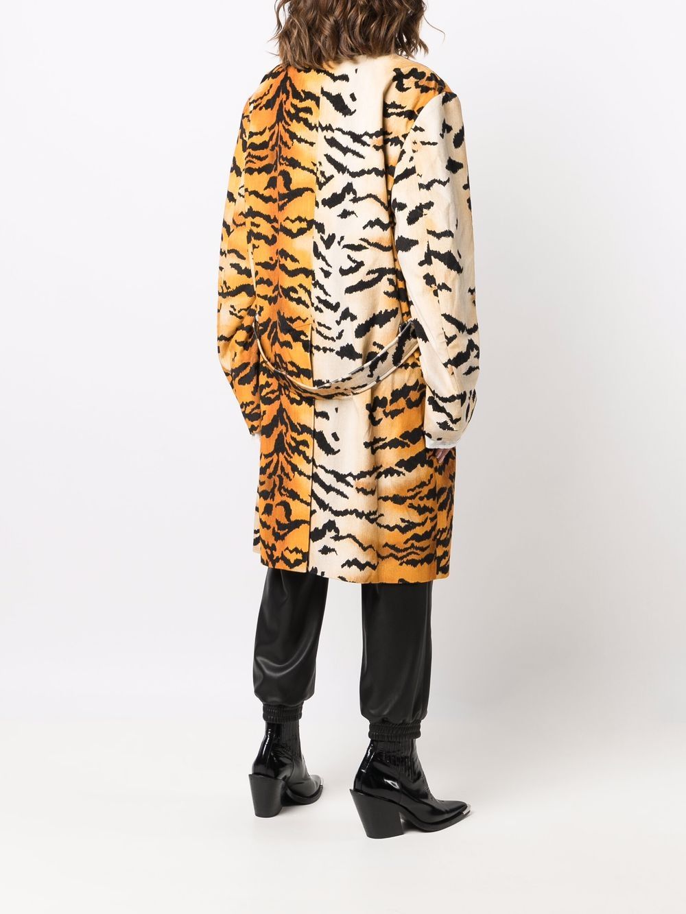 Philosophy Di Lorenzo Serafini tiger-print Shift Coat - Farfetch