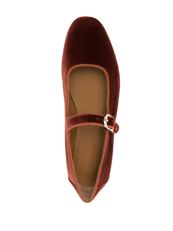 Velvet ballerina shoes new arrivals