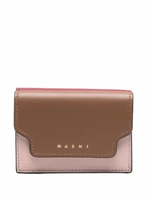 Navy blue and black leather card case, Marni in 2023