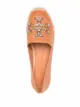 Tory Burch crystal-embellished logo loafers