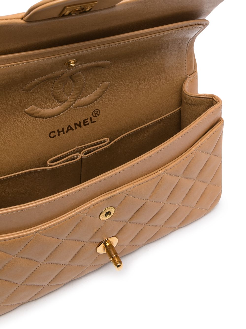 фото Chanel pre-owned сумка на плечо double flap 1998-го года среднего размера