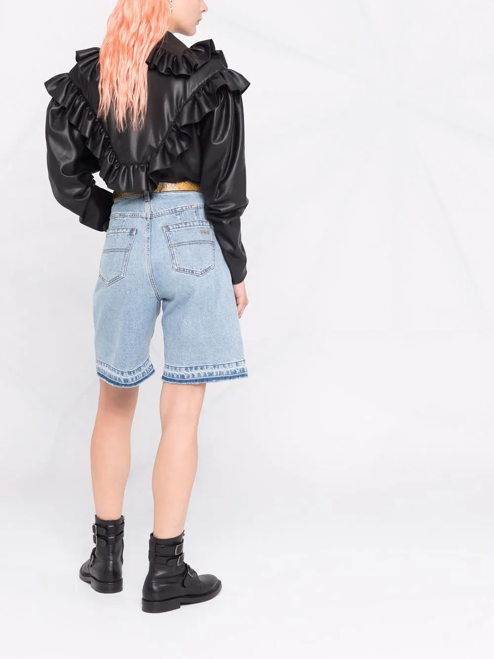 Philosophy Di Lorenzo Serafini Shorts denim a gamba ampia | Image 6