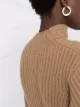 Jil Sander asymmetric knitted jumper