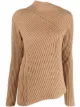 Image 1 of Jil Sander asymmetric knitted jumper