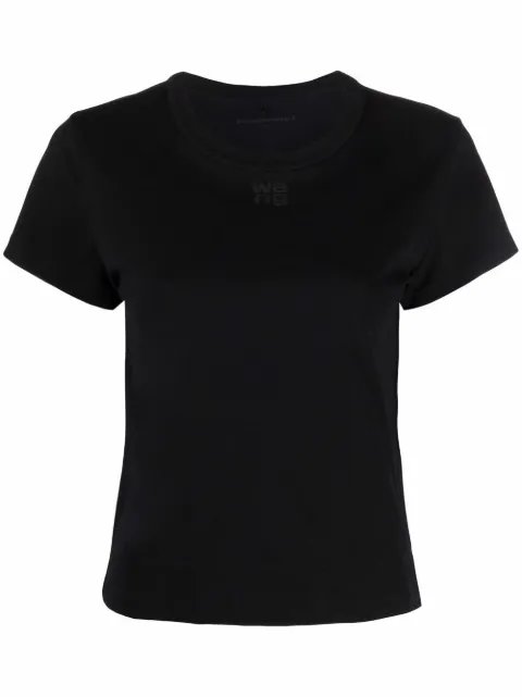 Alexander Wang logo-detail short-sleeved T-shirt - Farfetch