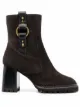 Imagem 1 de See by Chloé Ankle boot de camurça com salto