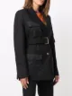 Versace long-sleeve belted jacket