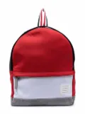 Thom Browne Kids colour-block backpack - Red