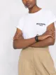 Balmain small flocked logo T-shirt