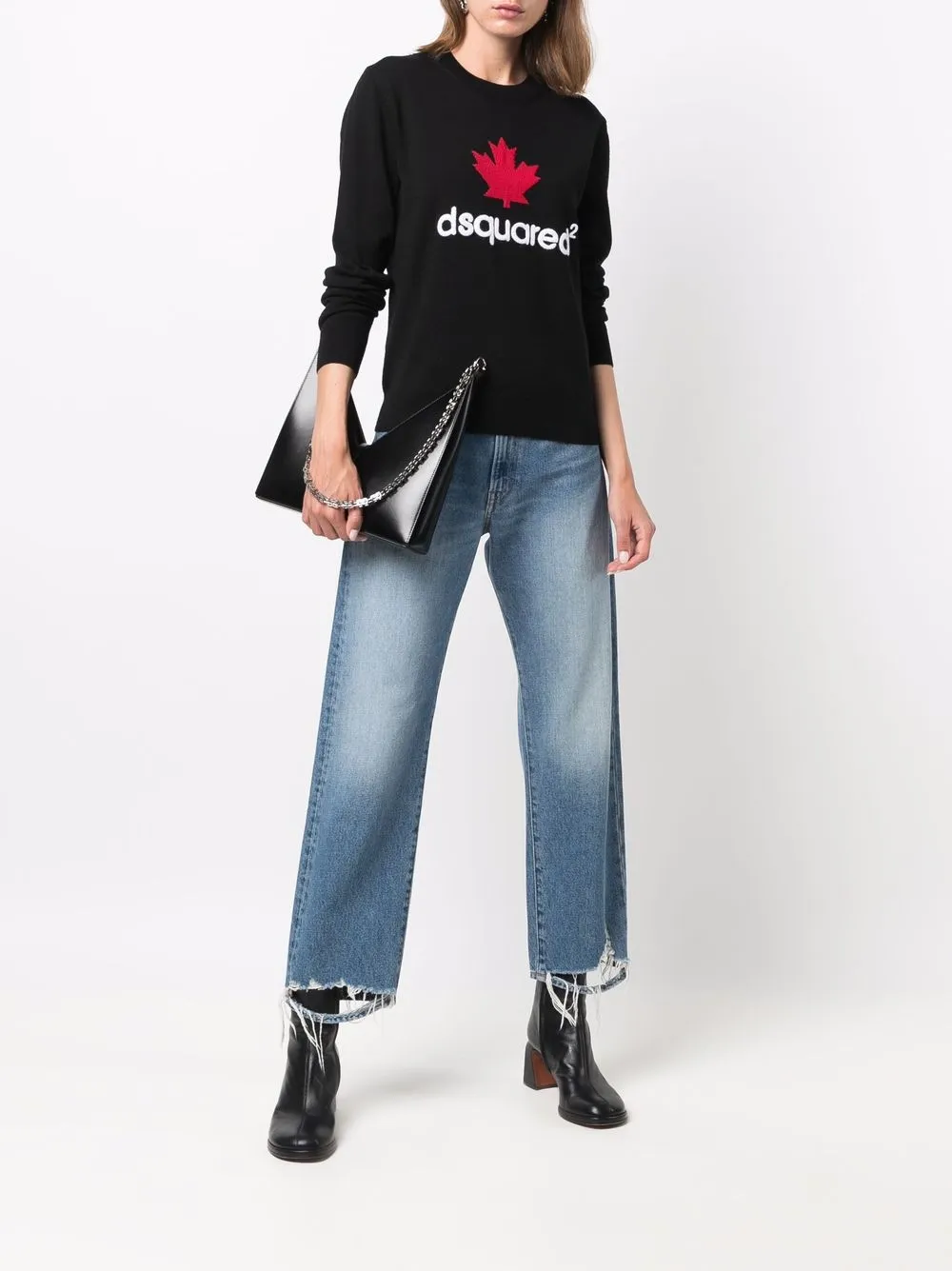 DSQUARED2 Maple Leaf knitted jumper | Knitted Sweaters | Image 2