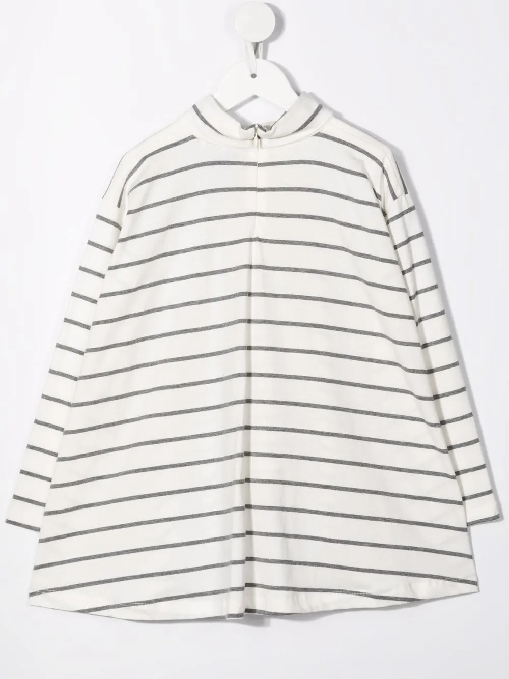 фото Brunello cucinelli kids полосатый топ с длинными рукавами