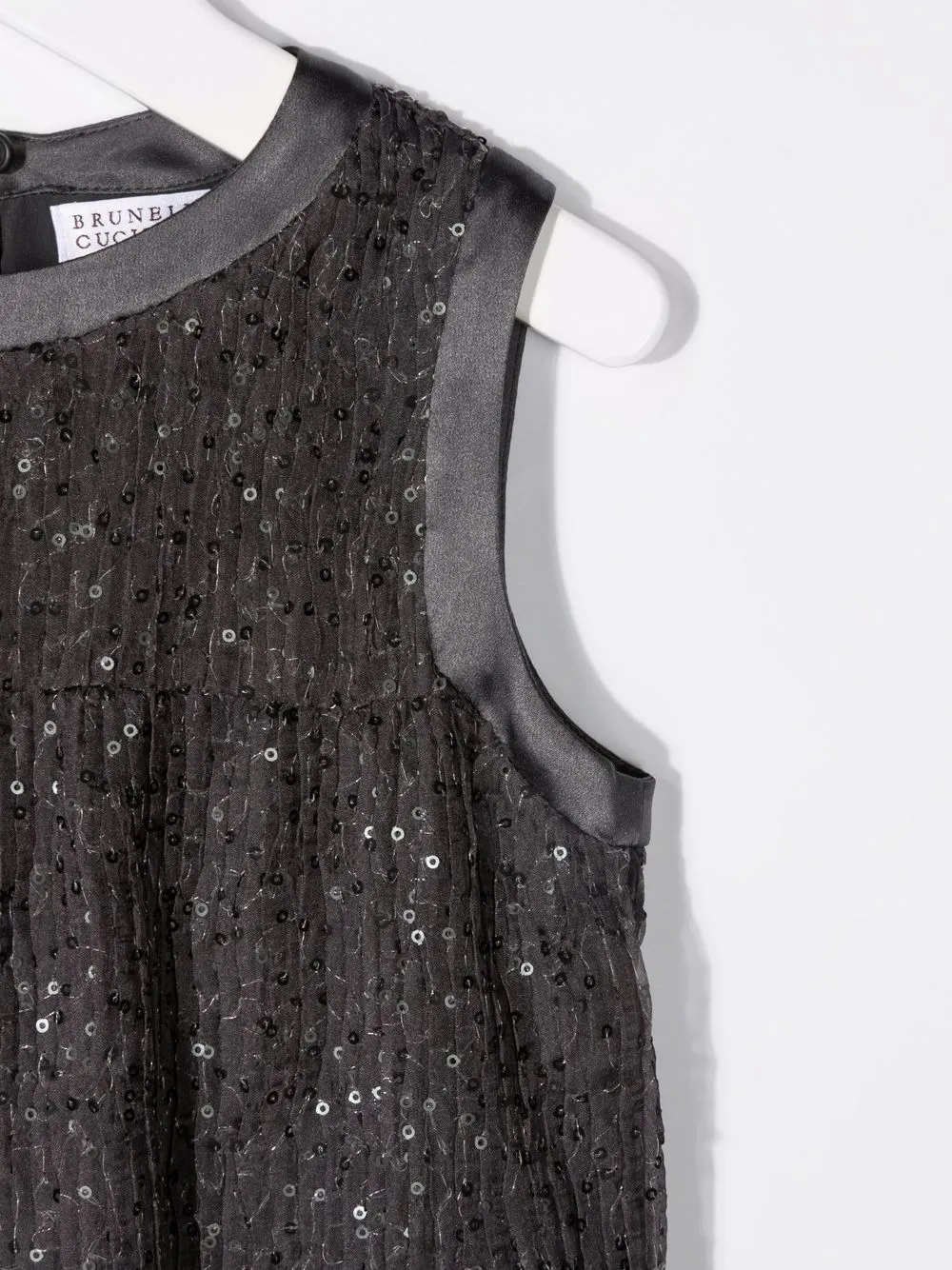 фото Brunello cucinelli kids платье с пайетками