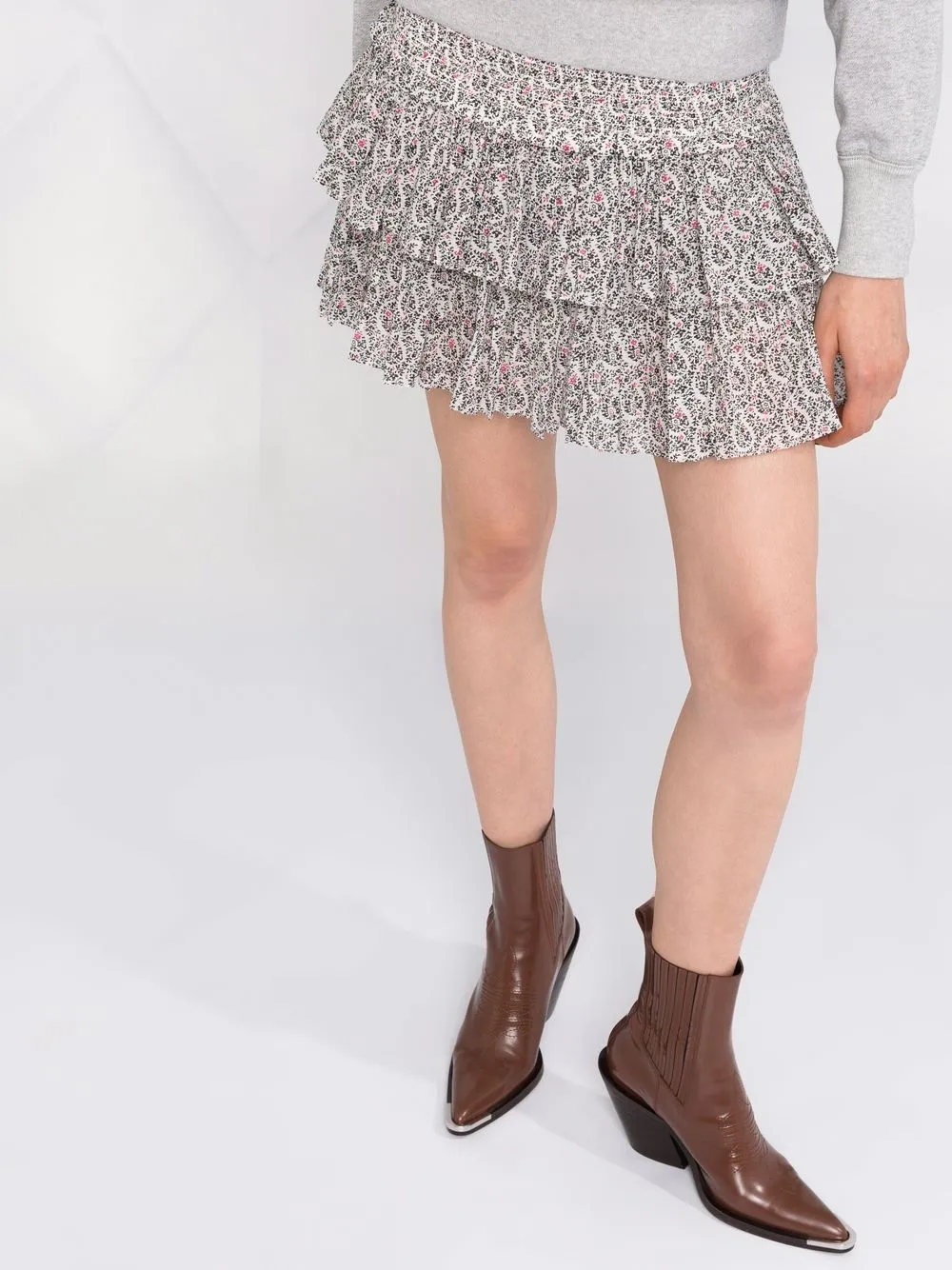 фото Isabel marant étoile юбка naomi с оборками