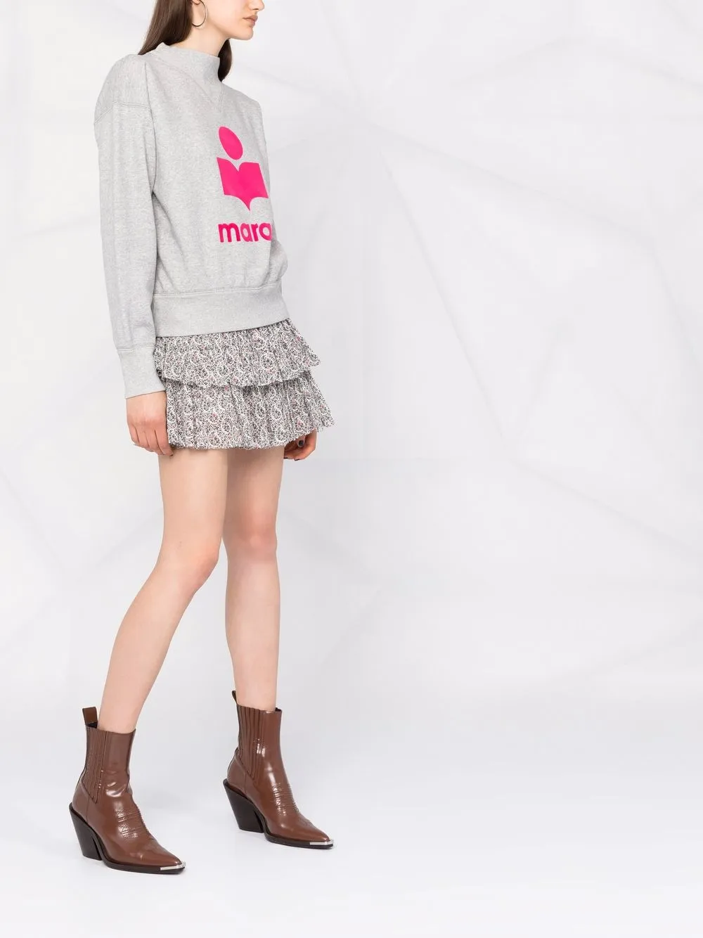 фото Isabel marant étoile юбка naomi с оборками