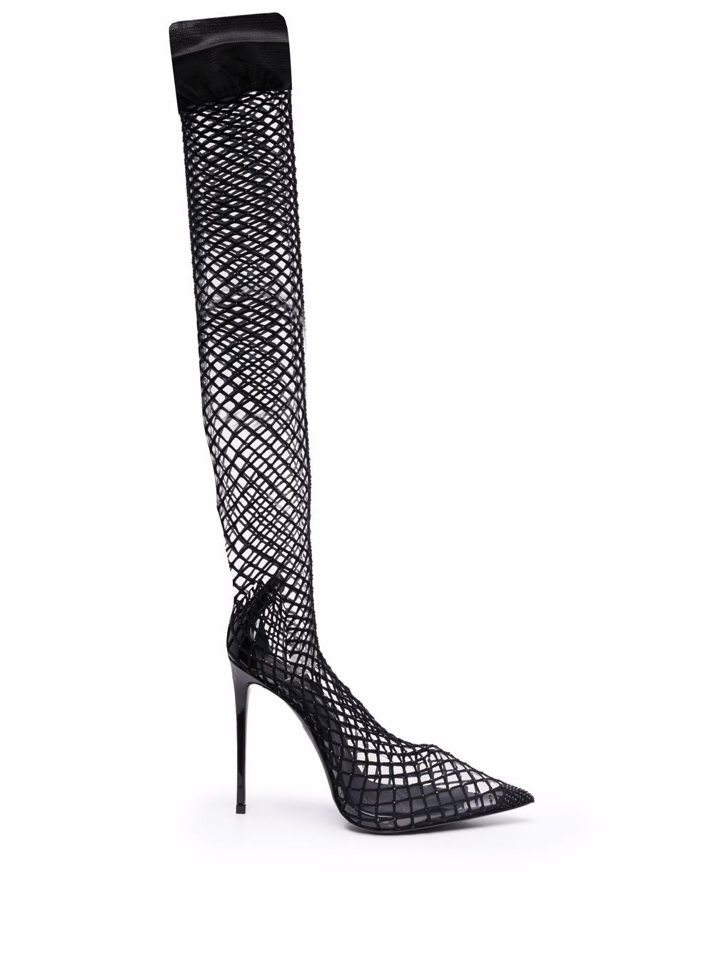 Shop Le Silla Knee-length Gilda Boots In Schwarz