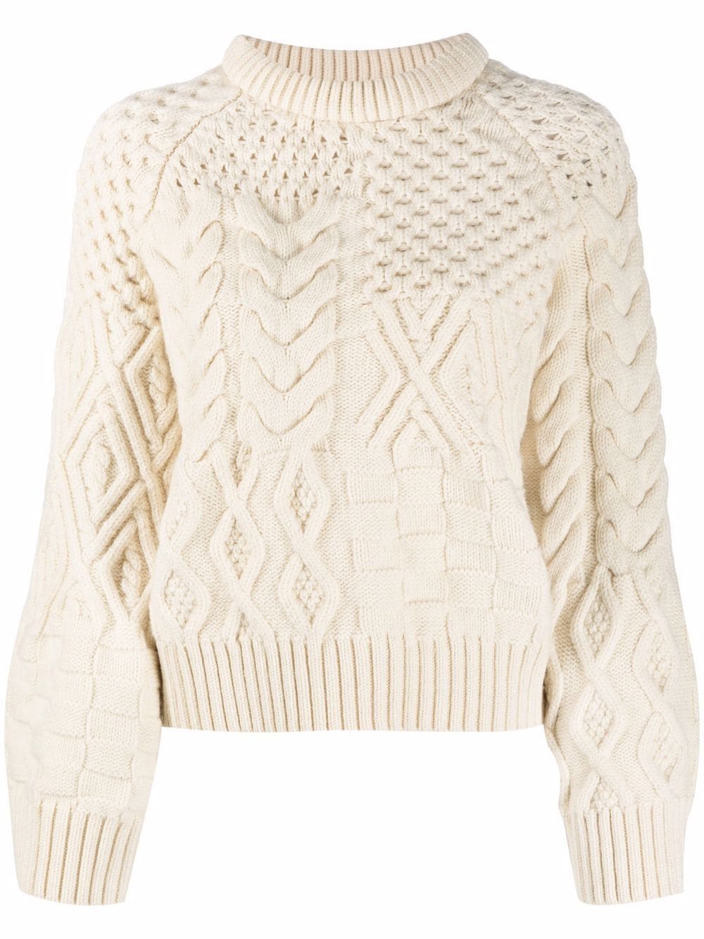 AMI AMALIA chunky-knit roll-neck Jumper - Farfetch