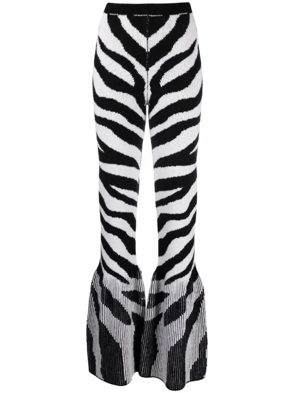 flared legging print