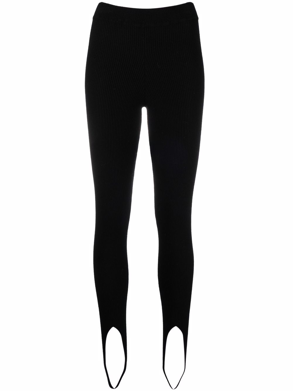 

AMI AMALIA leggins de merino estilo fuseau - Negro